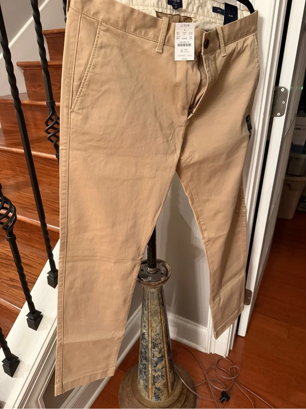 J. Crew Men's Chinos in Khaki/Tan